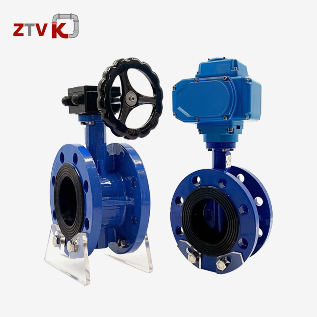 Ductile Iron Butterfly Valve Flanged Centric